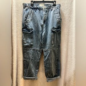 FP one teaspoon cargo motion jeans